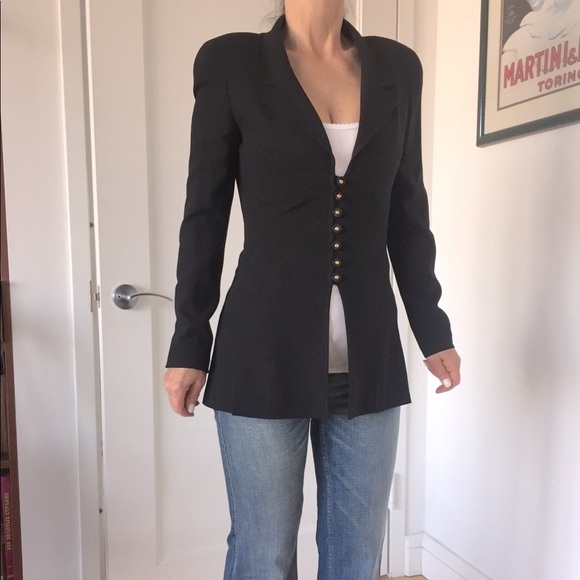 Chanel Boutique Authentic Classic Black Jacket